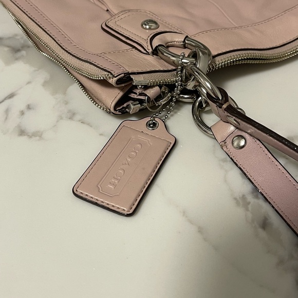 Blush Coach Kristin Leather Zip Purse - Picture 9 of 12